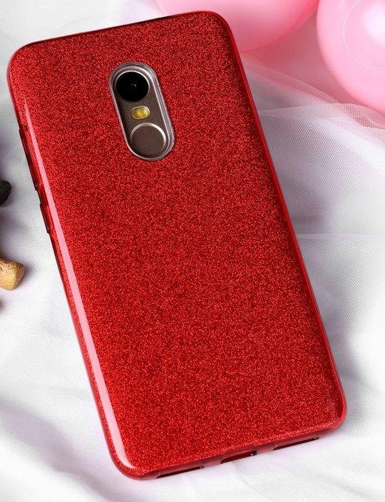 

Чехол Shining для Xiaomi Redmi 5 (5.7") Бампер блестящий красный