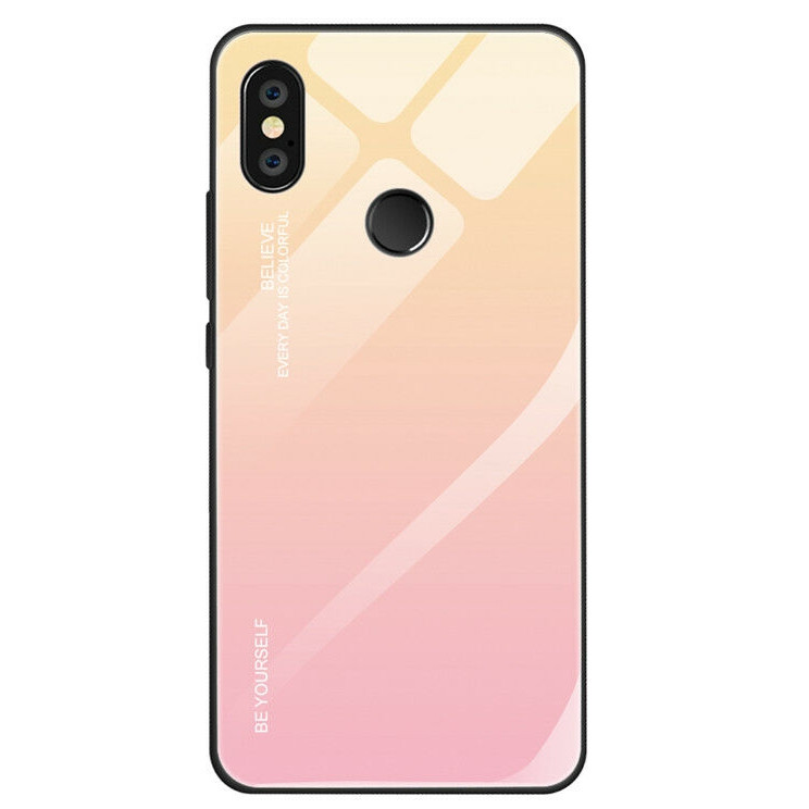 

Чехол Gradient для Xiaomi Mi A2 Lite / Redmi 6 Pro бампер накладка Beige-Pink