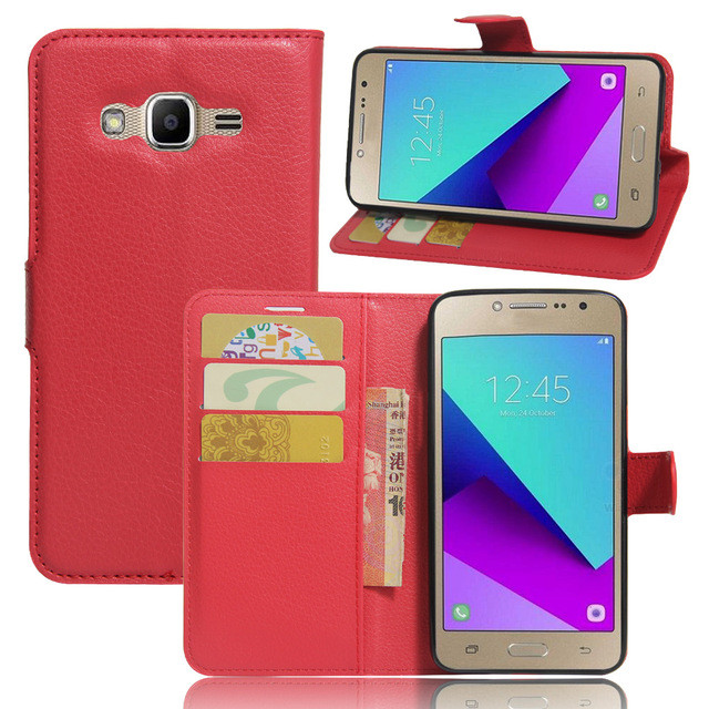 

Чехол IETP для Samsung Galaxy J2 Prime / G532 книжка кожа PU красный
