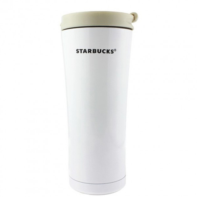 ✅Термокружка Тамблер Starbucks Старбакс 450мл Отличный подарок! Белый!