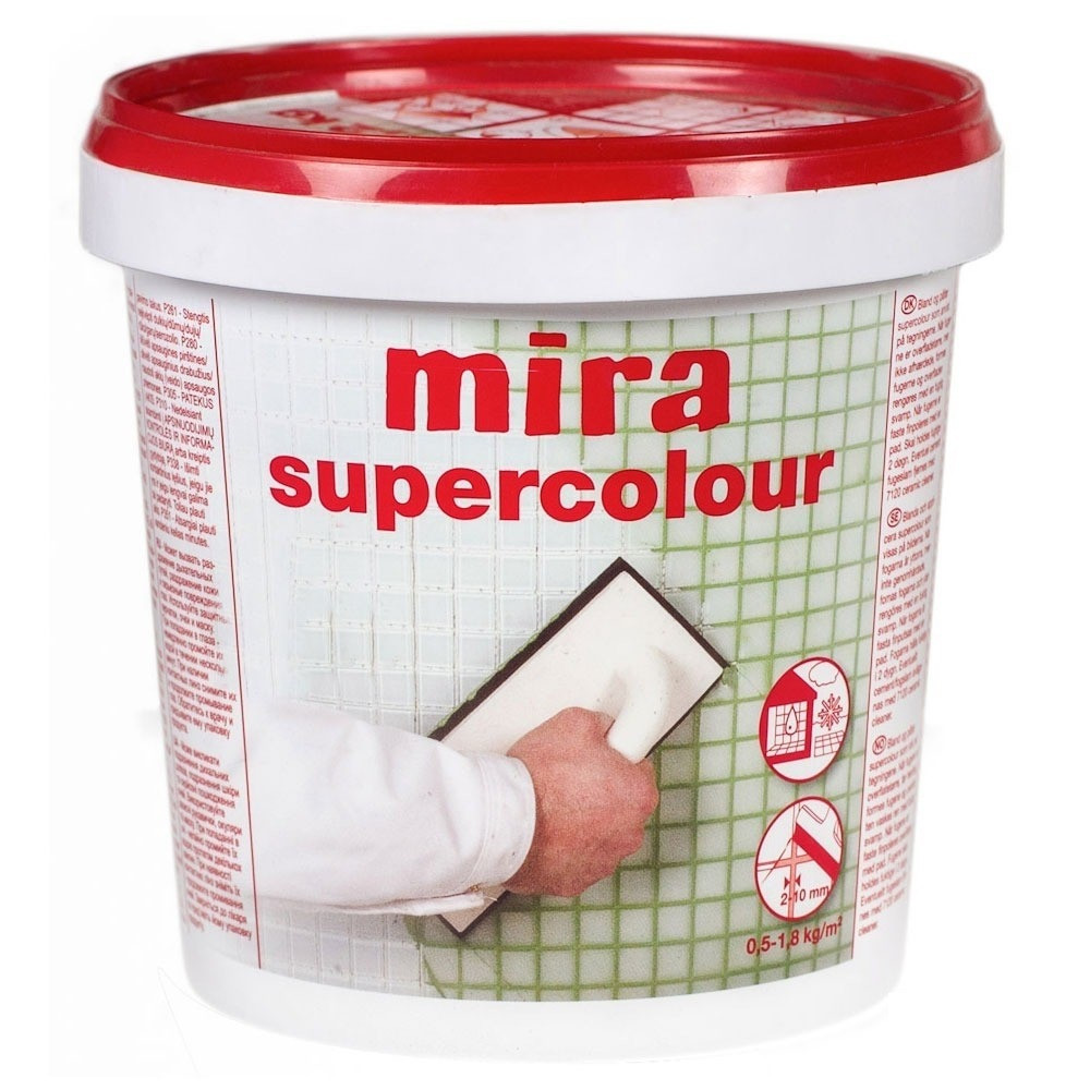 

Затирка Mira supercolour №121/1,2кг (асфальтовий)