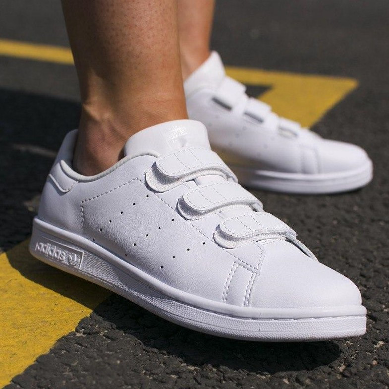 

Женские кроссовки Adidas Stan Smith Velcro White 1в1 как Оригинал! ТОП (ААА+) 38, Белый