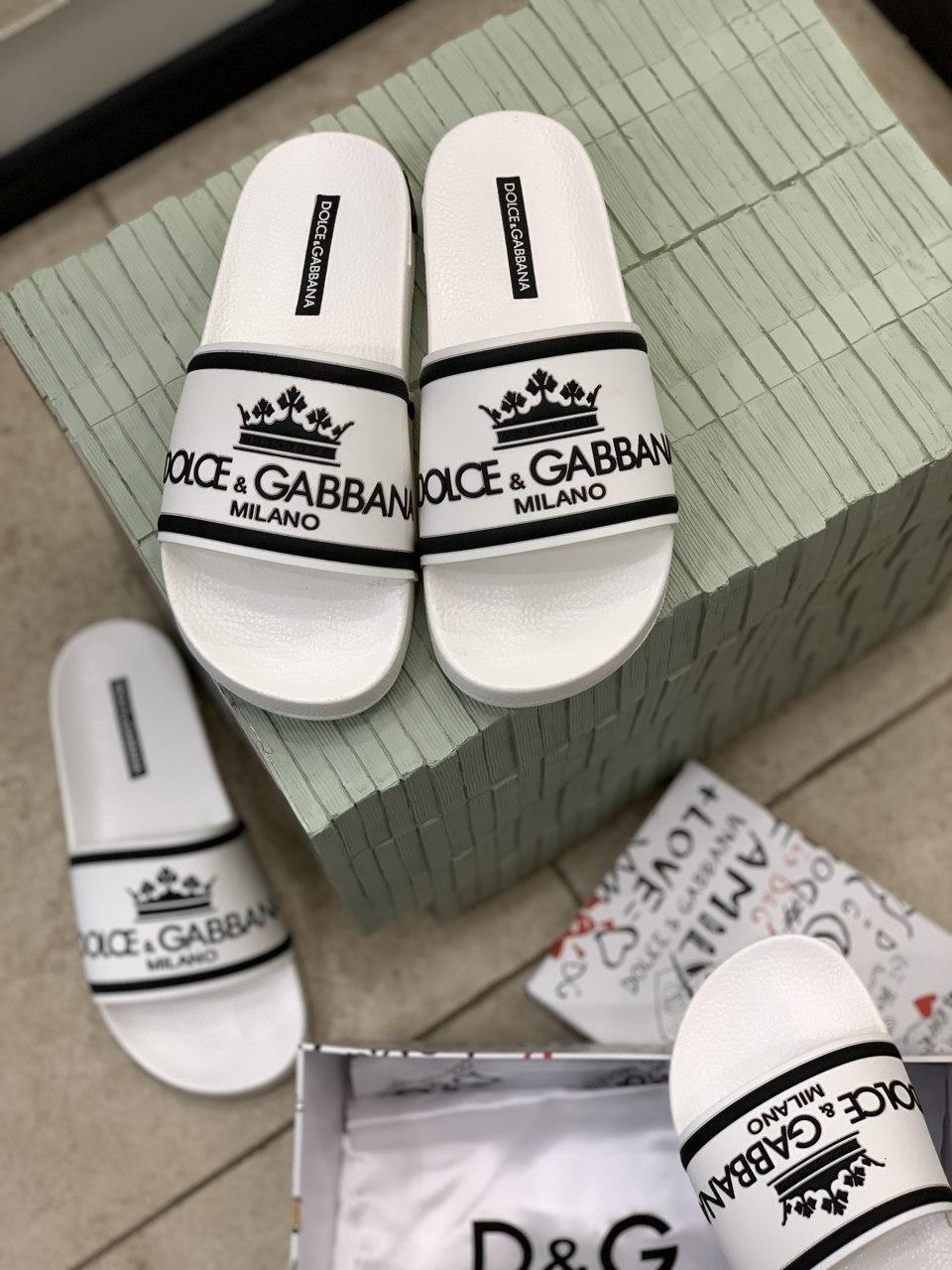 

Мужские сланцы (DolceGabbana) PREMIUM LUX /white 43