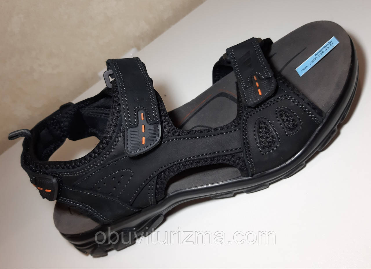 

Кожаные качественные летние сандалии Adidas (40/41/42/43), Коричневый
