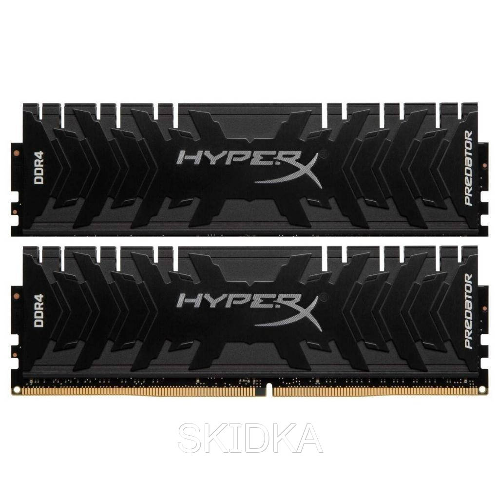 

Модуль памяти для компьютера DDR4 16GB (2x8GB) 4266 MHz HyperX Predator Kingston (HX442C19PB3K2/16)