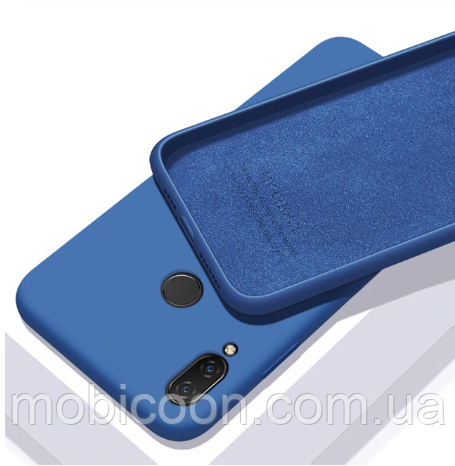 

Чехол Silicone Case для Huawei P Smart Plus синий (хуавей п смарт плюс)