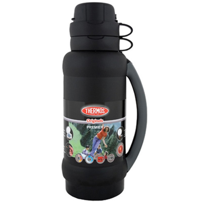 

Термос стеклянная колба 1.8 л Thermos 34-180 black, Черный