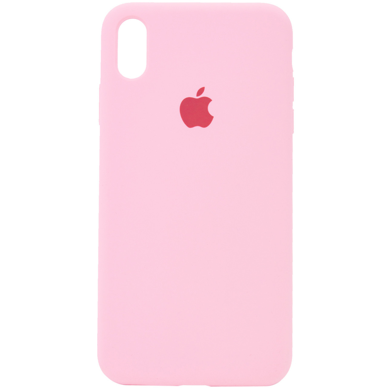 

Чехол Silicone Case Full Protective (AA) для Apple iPhone XS Max (6.5"), Розовый / light pink