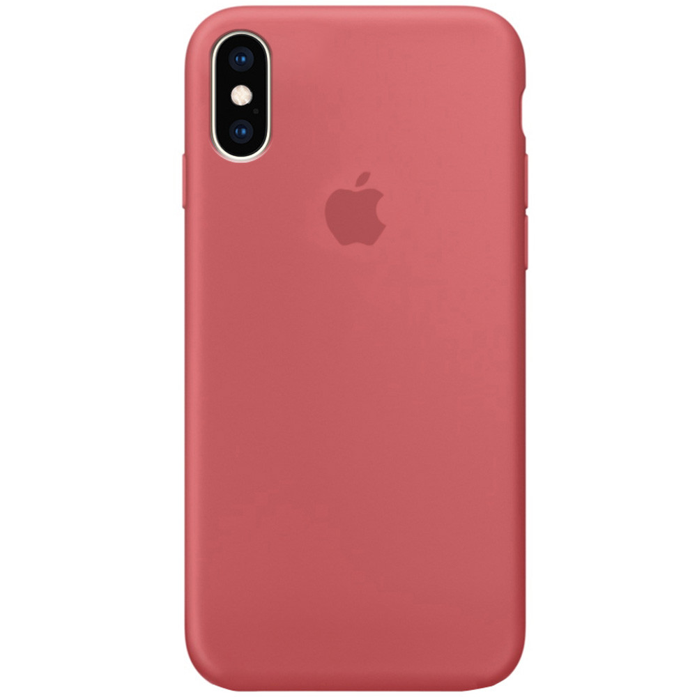 

Чехол Silicone Case Full Protective (AA) для Apple iPhone XS Max (6.5"), Красный / camellia