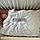 Конверт-плед двухсторонний для новорожденных легкий на выписку и в коляску "Звездочка" беж-коричневый, фото 2