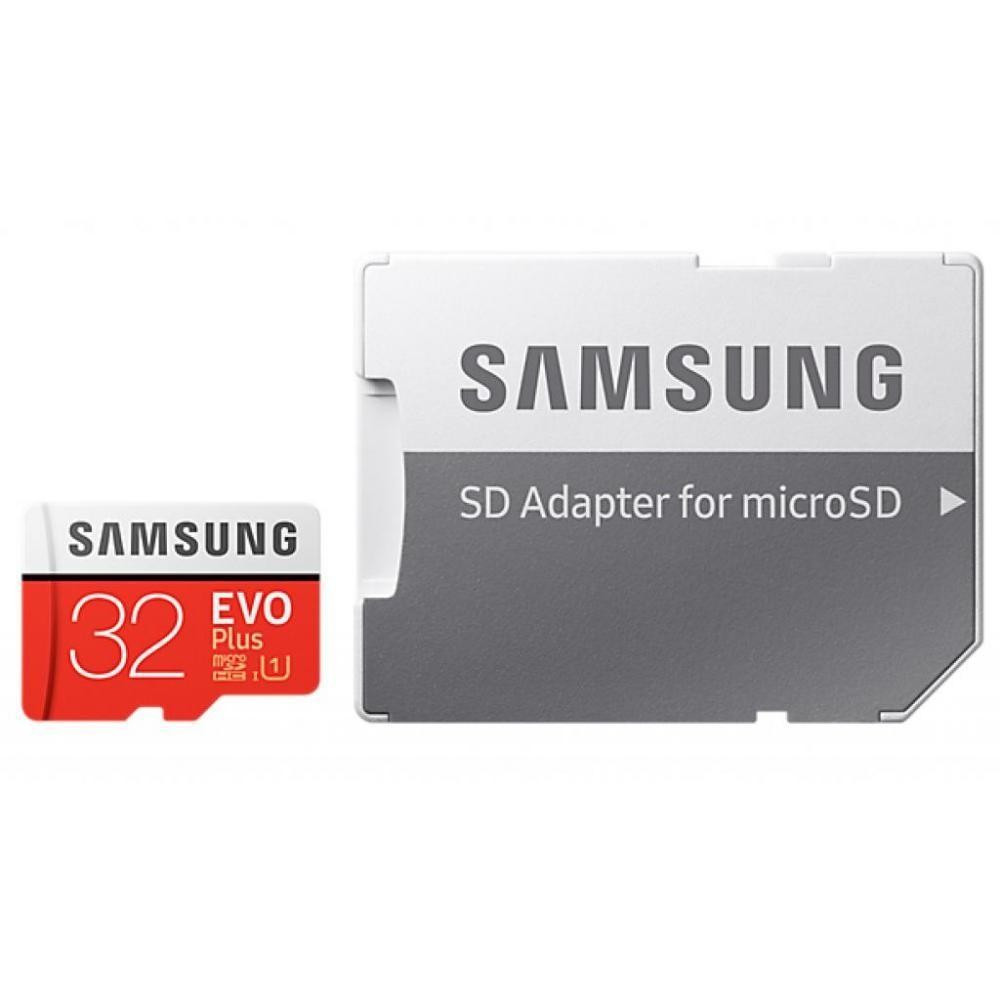 Карта памяти Samsung microSDHC 32GB EVO Plus UHS-I Class 10 + SD adapter  (MB-MC32GA/RU): продаж, ціна у Дніпрі. Карти пам'яті від "«Touch» -  интернет-магазин электроники и гаджетов" - 1204709508