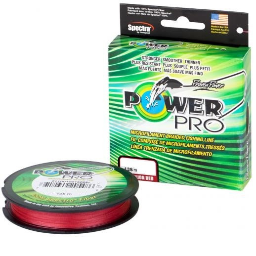 

Шнур Power Pro 135m Red 0.19mm 13kg/28.6lb, Красный