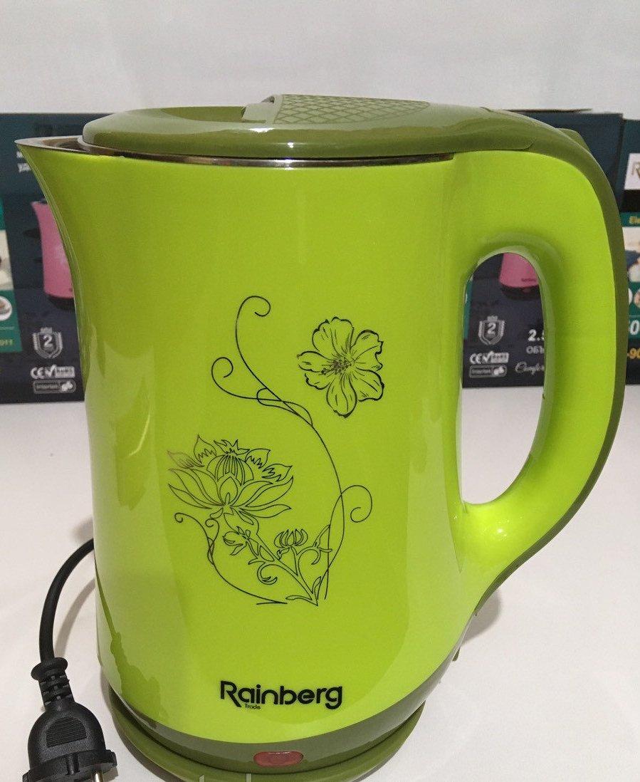 

Чайник электрический дисковый RAINBERG RB-903 2.5 л 1500 Вт Green (210028