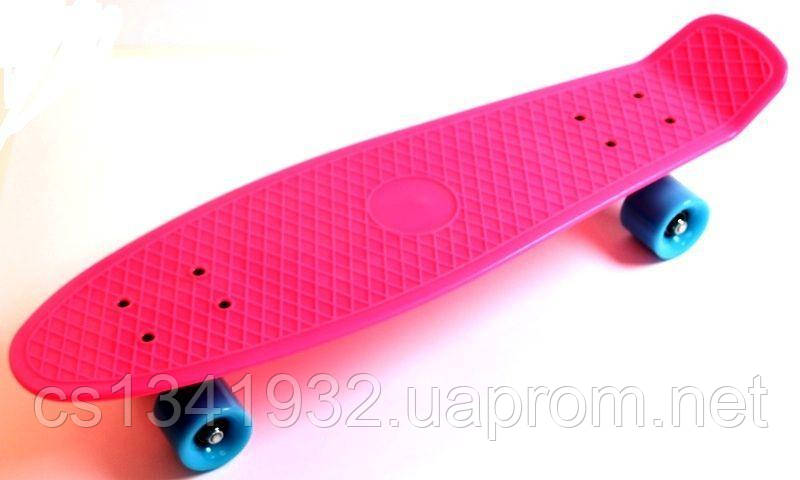 

Пенниборд, Penny Board Nickel 27" Pink. Матовые колеса