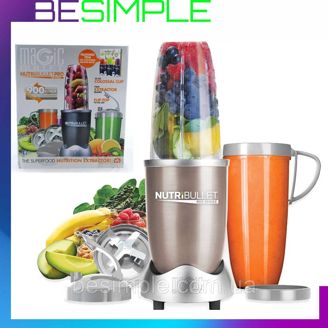 

Многофункциональный блендер NutriBullet Pro 900W, Кухонный комбайн