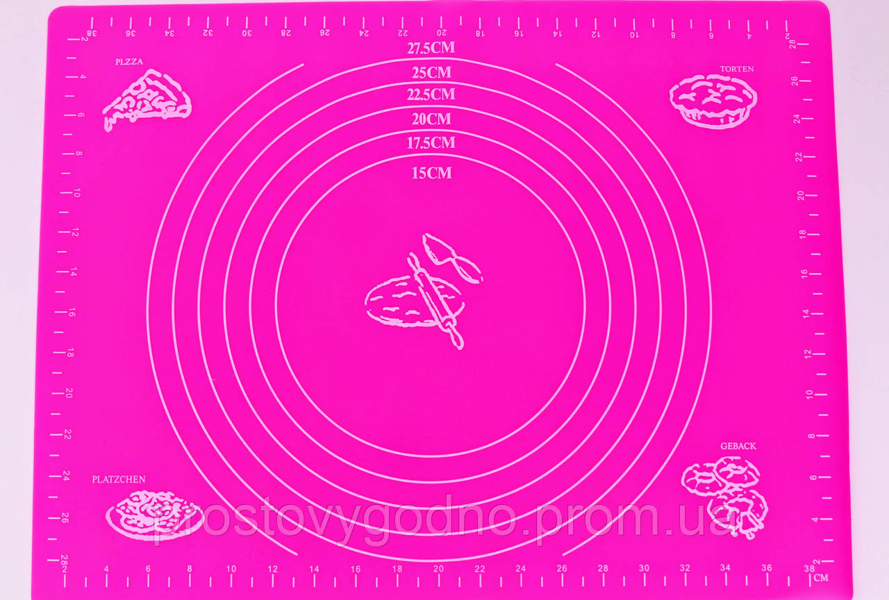 

Коврик силиконовый для работы с тестом 40х30 см