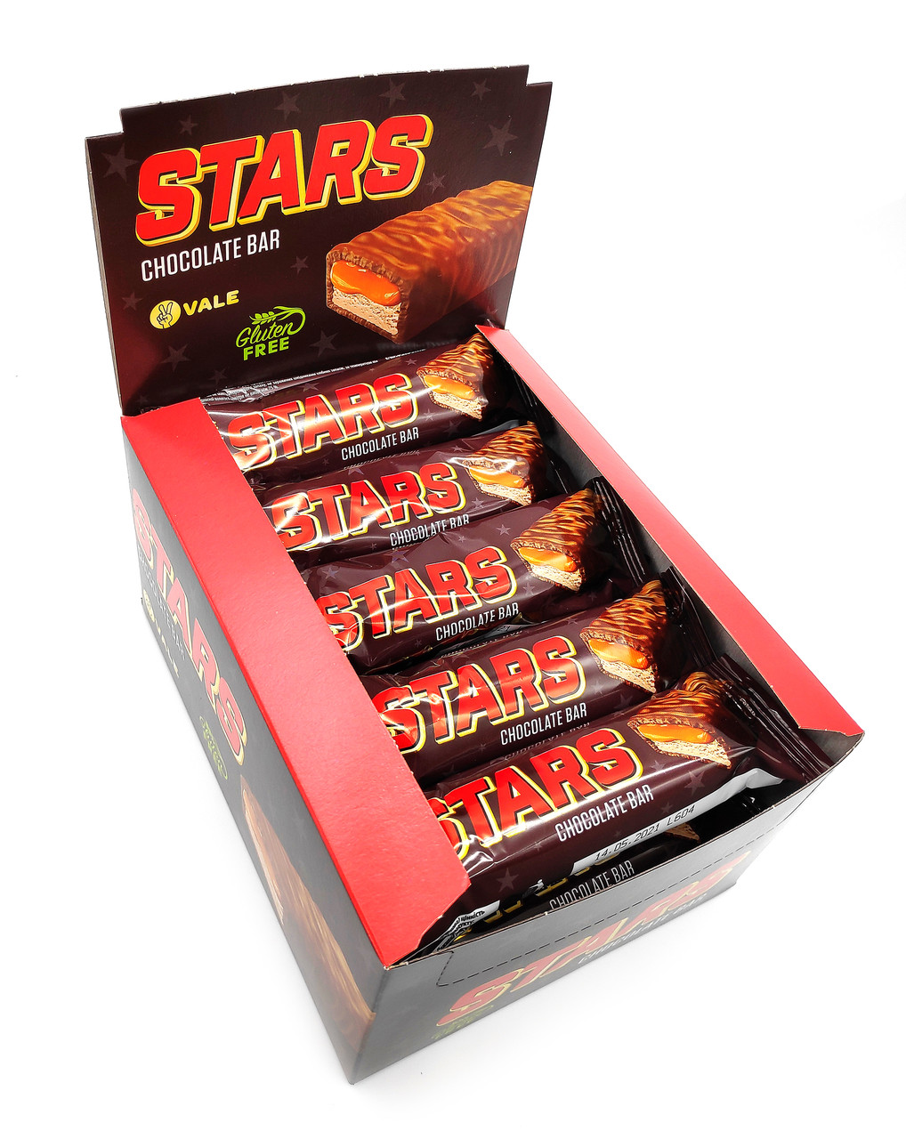 Упаковка батончиков Vale Stars Chocolate Bar 12 шт по 50 г