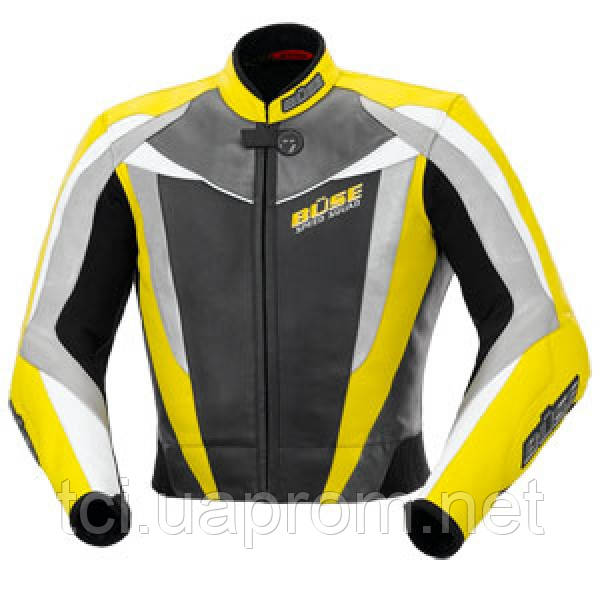 

Кожаная мотокуртка BUSE Zolder black-yellow, Черно-желтый