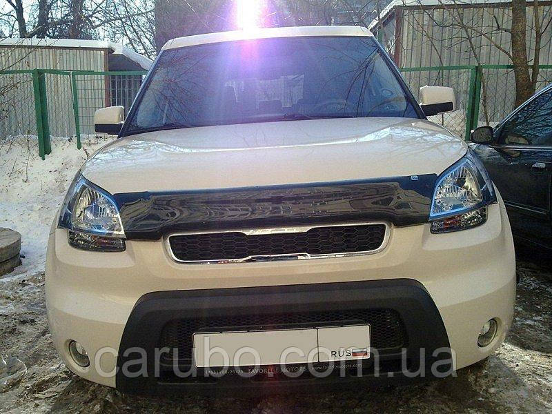 

Дефлектор капота (мухобойка) SIM для KIA Soul 2009-2012 , SKISOU0912