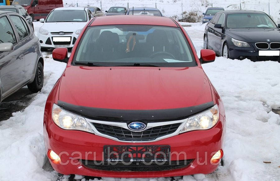 

Дефлектор капота (мухобойка) SIM для Subaru Impreza 2008- , SSUIMP0812