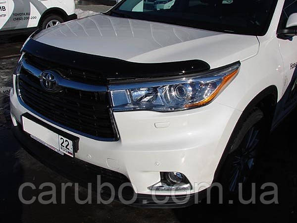 

Дефлектор капота (мухобойка) SIM для TOYOTA Highlander 2014-, STOHIG1412