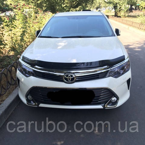 

Дефлектор капота (мухобойка) SIM для TOYOTA CAMRY 2014- темный , STOCAM1412
