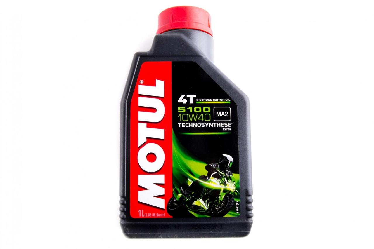 

Масло 4Т Четырехтактное, 1л (полусинтетика, 10W-40, 5100, API SL/SJ/SH/SG) MOTUL (#104066)