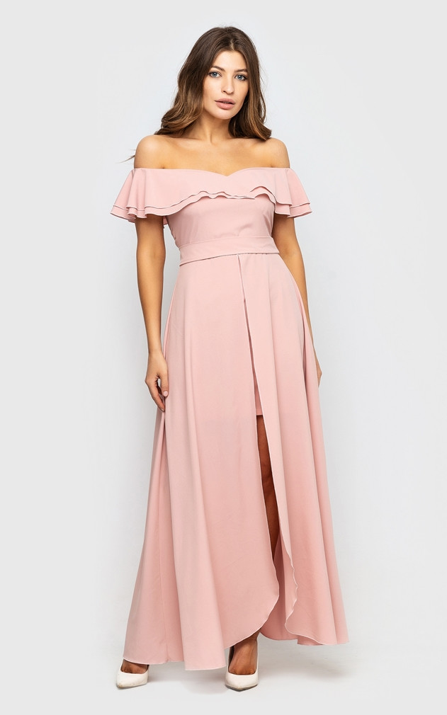 Романтичне плаття рожеве Д-532