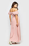 Романтичное платье розовое Д-532, фото 3
