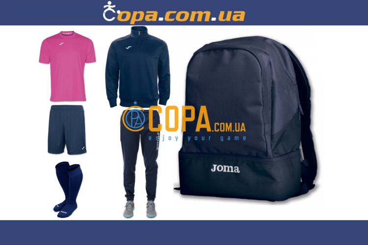 

Набор тренировочный Joma Combi (6 предметов) (малиновый)