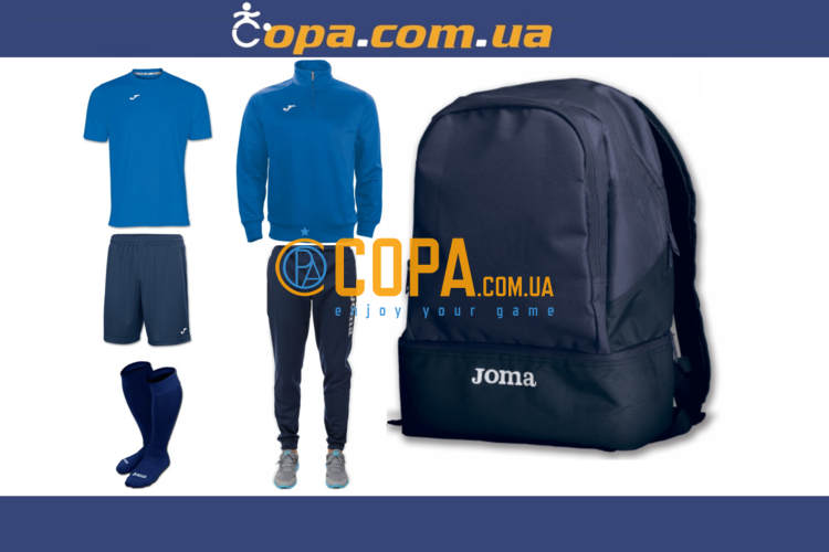 

Набор тренировочный Joma Combi (6 предметов) (синий)
