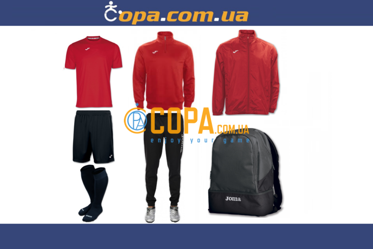 

Набор тренировочный Joma Combi (7 предметов) (красный)