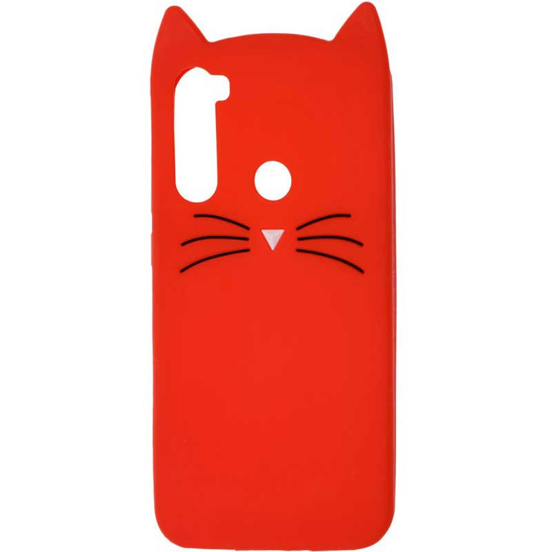 

Силиконовая накладка 3D Cat для Samsung Galaxy A21, Красный