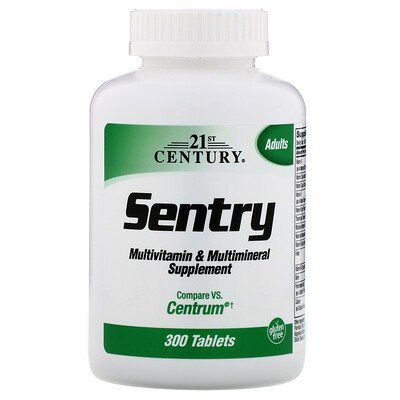 

Витамины 21st Century SENTRY Multivitamin & Multimineral Supplement 300 таблеток