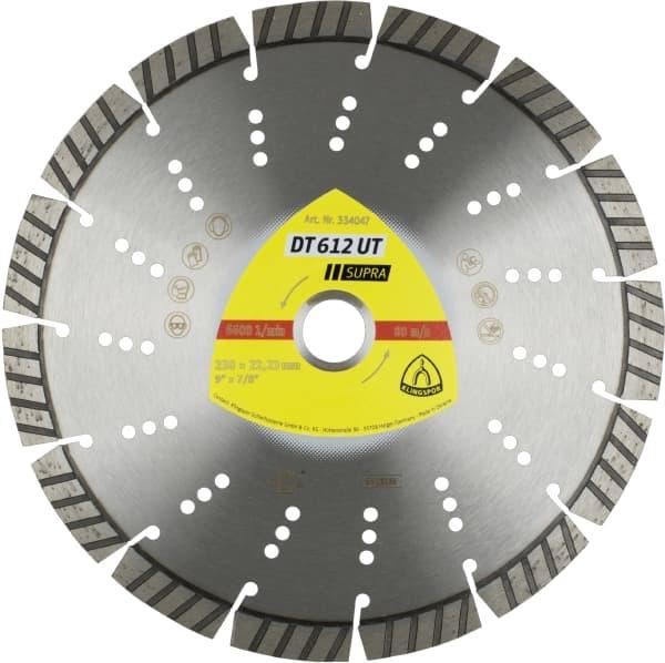 

Алмазный отрезной круг DT612UT SUPRA 230X2,6X22,23