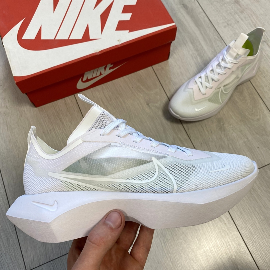 

Nike Vista Lite Triple White | кроссовки женские; летние; платформа; сетка; полностью белые, Белый