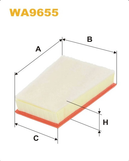 

WIX WA9655 Фильтр воздушный Filtron AP 185/6