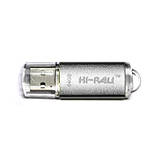 Флешка USB 3.0, Hi-Rali 64GB Rocket series, серебристая, фото 2