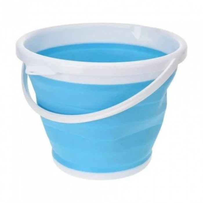 

Ведро 10 литров туристическое складное Collapsible Bucket Синий