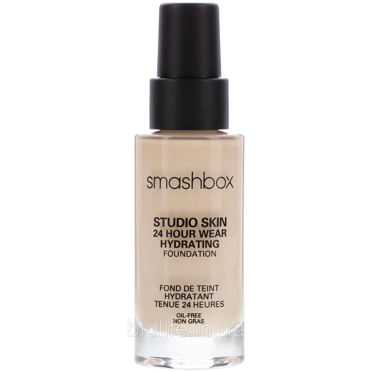 

Smashbox, Studio Skin 24 Hour Wear Hydrating Foundation, 0.3 Fair with Neutral Undertone, 1 fl oz (30 ml)