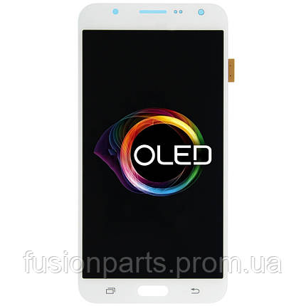 Дисплей Samsung J700 Galaxy J7 з тачскріном (White) OLED, фото 2