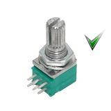 Резистор переменный RK097 100 кОм 6pin