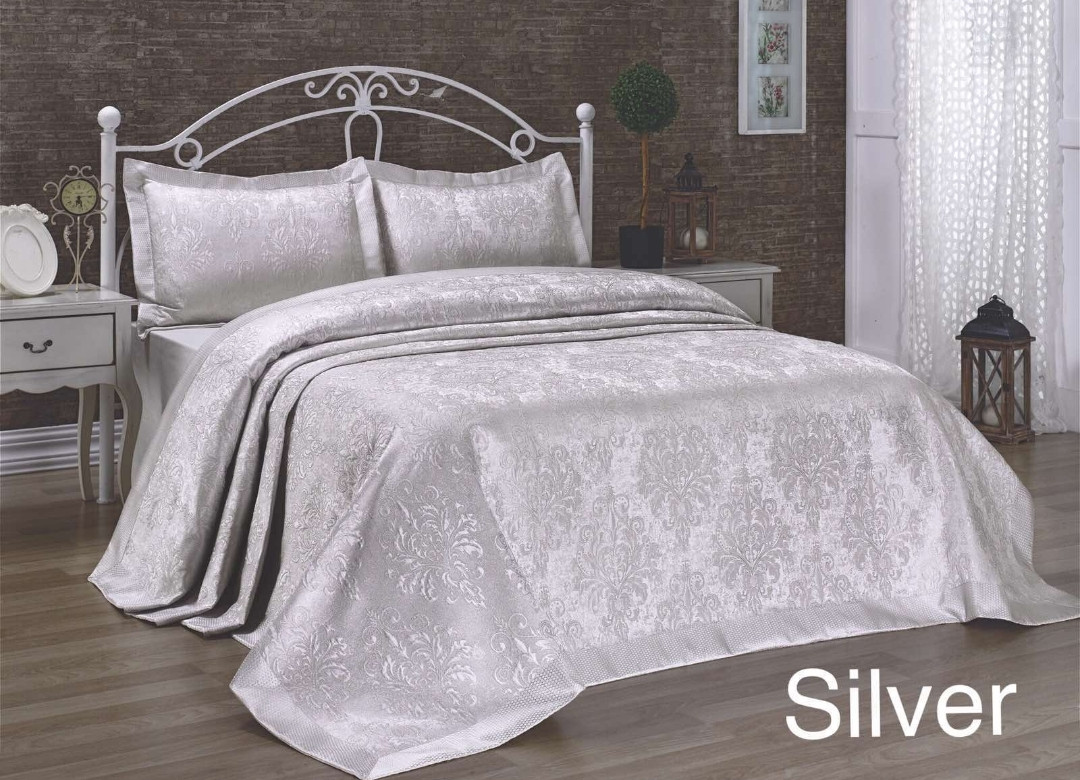 

Покрывало жаккардовое Issi Home 240x260см cordenya silver