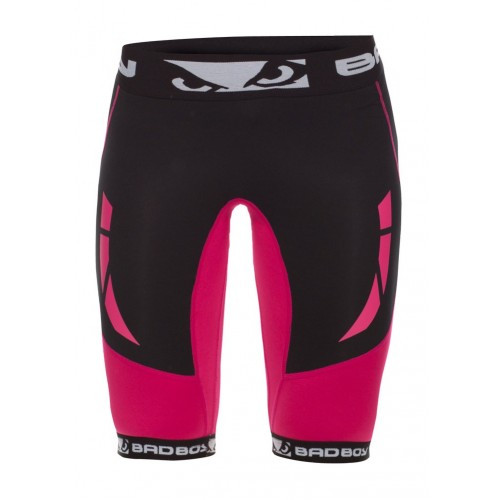 

Компрессионные шорты женские Bad Boy Compression Shorts Black/Pink M, Черный/розовый