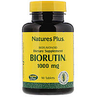 Рутин 1000 мг, BioRutin, Natures Plus, 90 таблеток