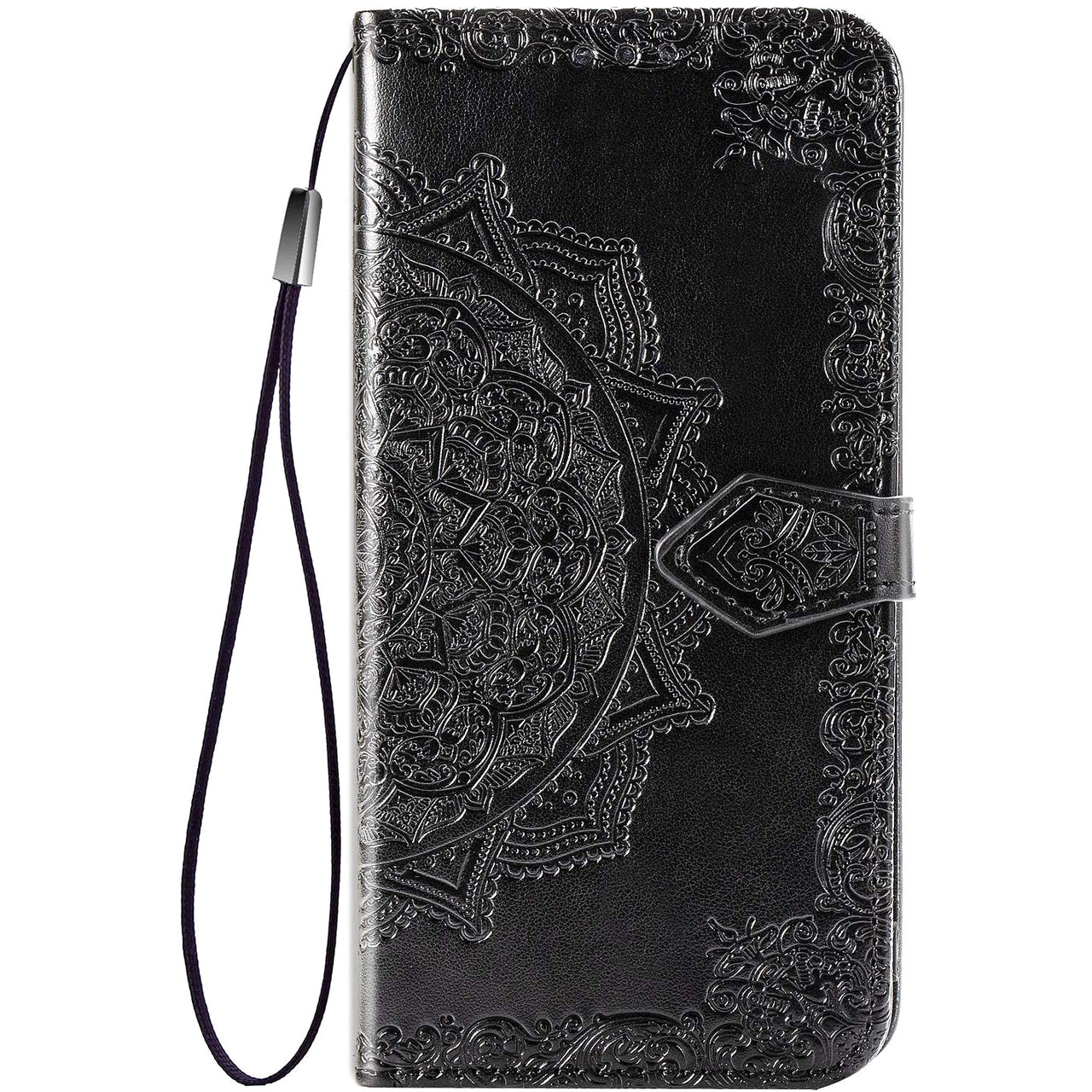 

Кожаный чехол (книжка) Art Case с визитницей для Xiaomi Redmi Note 9 / Redmi 10X, Черный