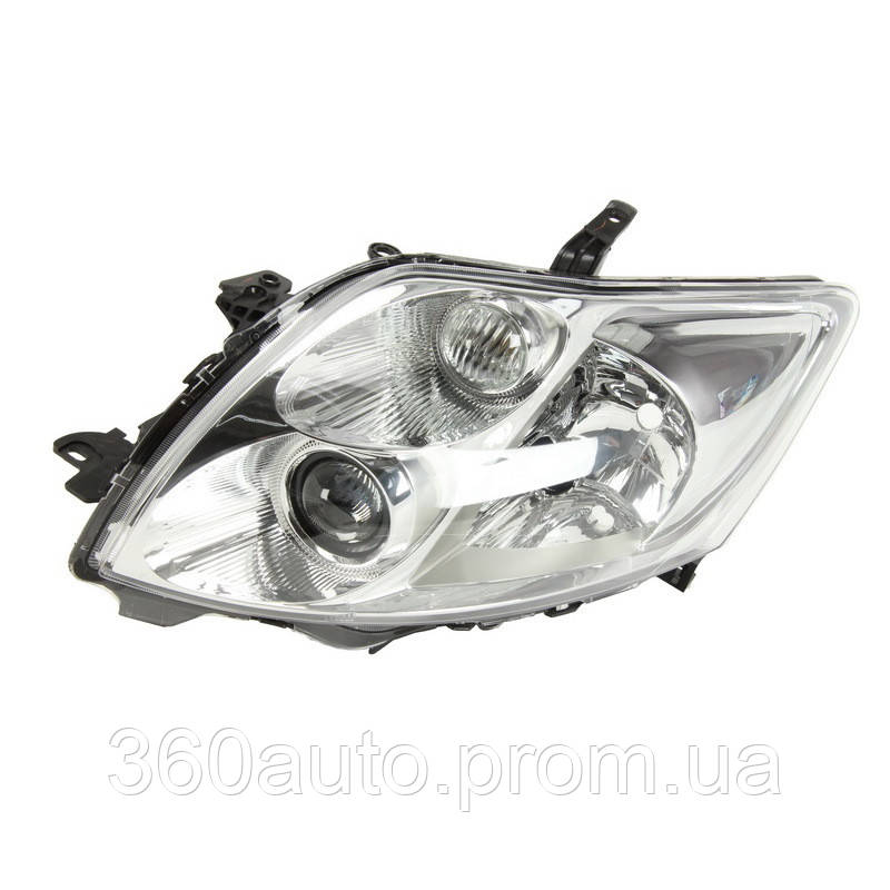 

Фара передняя для Toyota Auris 2007-2009 левая H11/HB3, эл.рег. Depo 212-11M5L-LD-EM