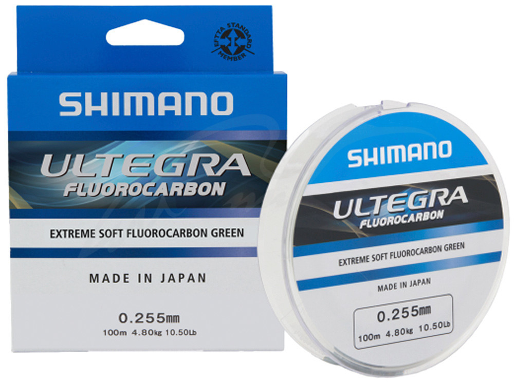 

Флюорокарбон Shimano Ultegra Fluorocarbon 150m 0.35mm 7.25kg, Clear / другие цвета: green