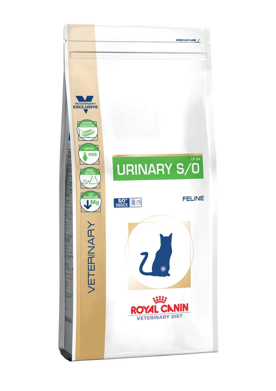 

Royal Canin URINARY S/O LP34 сухой лечебный корм для кошек при заболевании моче-половой системы 3,5кг