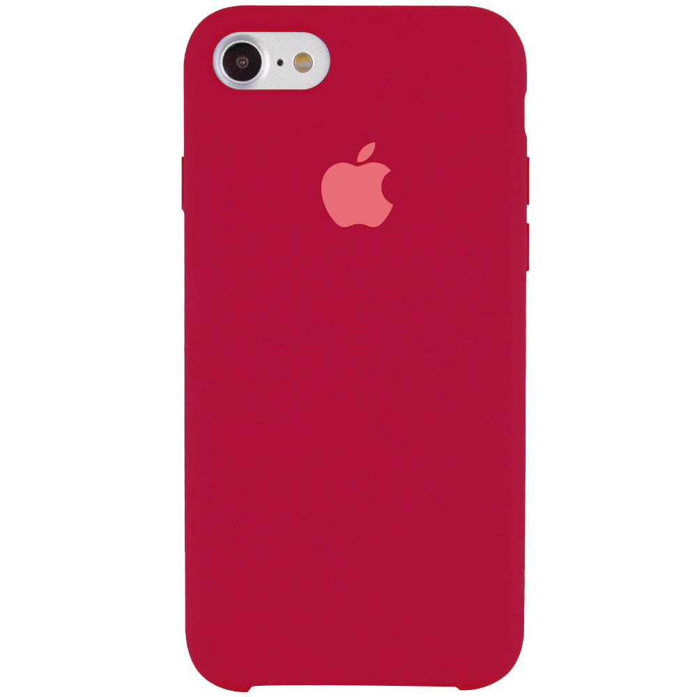 

Чехол Silicone Case (AA) для Apple iPhone 6/6s (4.7") Розовый / Rose red